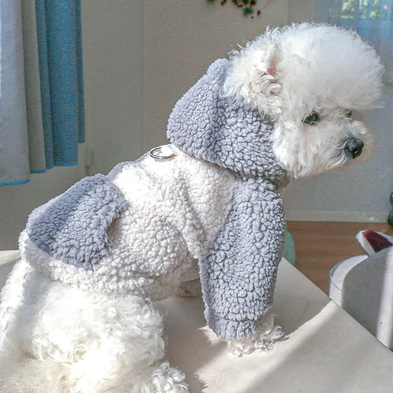 Plüschjacke für Hunde