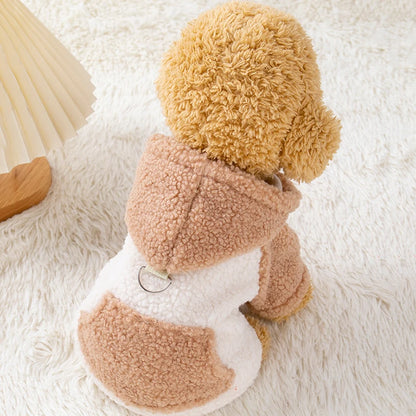 Plüschjacke für Hunde