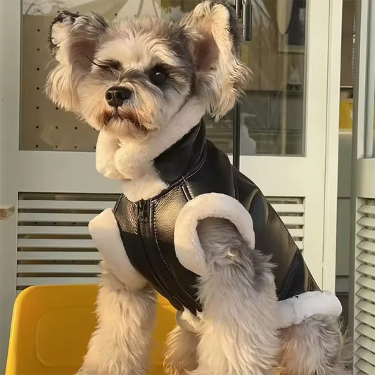 Lederjacke für Hunde und Katzen