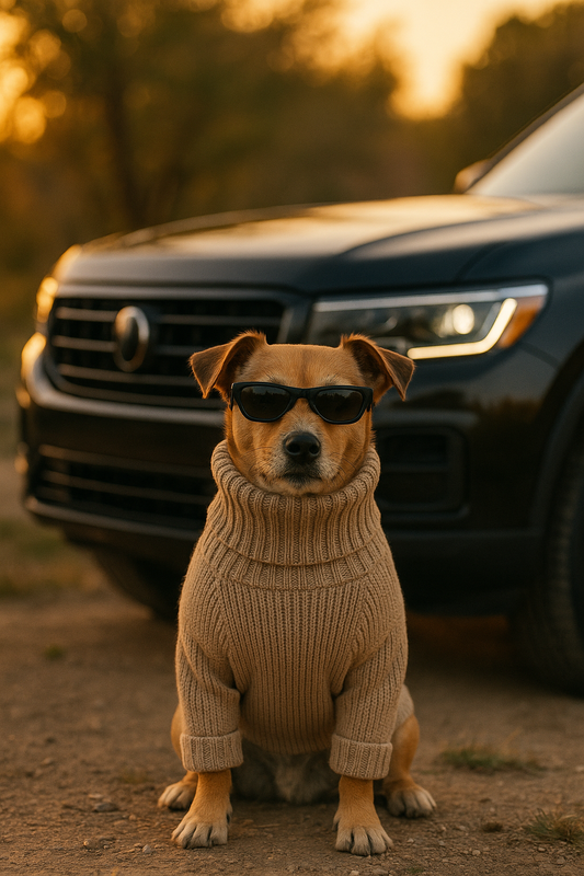 Rollkragenpullover für Hunde und Katzen mit Style
